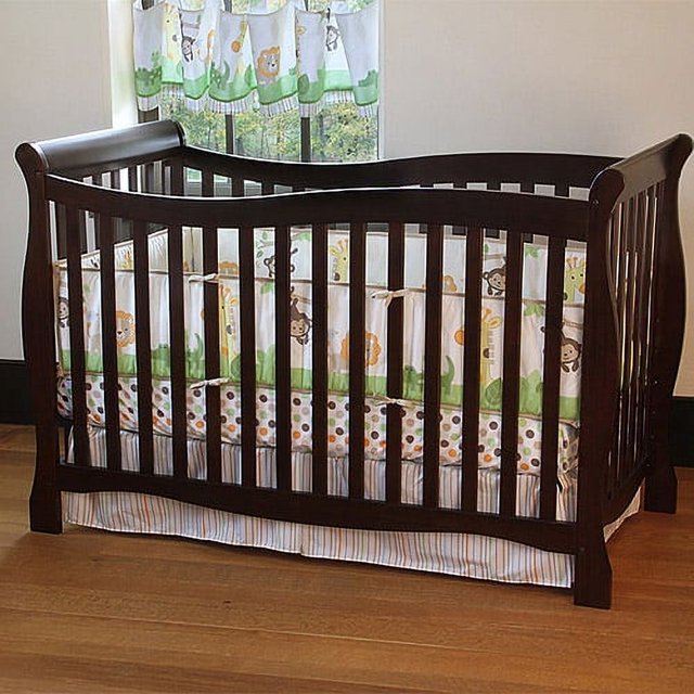 Carter's Child of Mine 4in1 Convertible Crib Chocolate