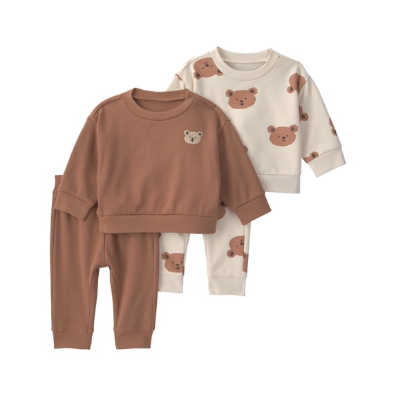 Carter's Child of Mine Baby 2-Pack Outfit Set, 4-Piece, Sizes 0/3 - 24 Months