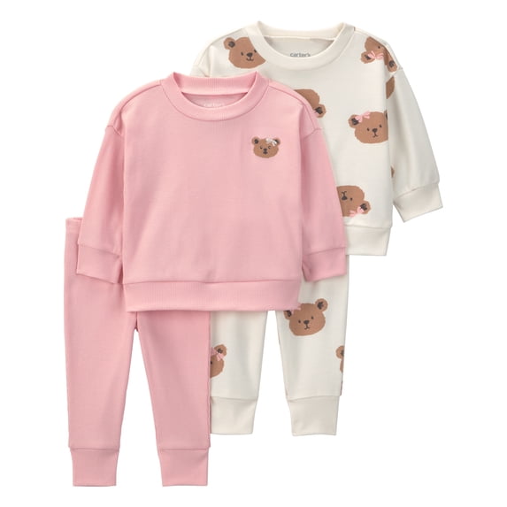 Carter's Child of Mine Baby 2-Pack Outfit Set, 4-Piece, Sizes 0/3 - 24 Months