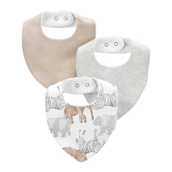 Carter's Child of Mine Baby Bibs, 3-Pack, One Size