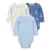 Carter's Child of Mine Baby Bodysuits, 3-Pack, Sizes Preemie-24 Months