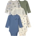 thumbnail image 1 of Carter's Child of Mine Baby Bodysuits, Five-Pack, Sizes Preemie-18 Months, 1 of 8