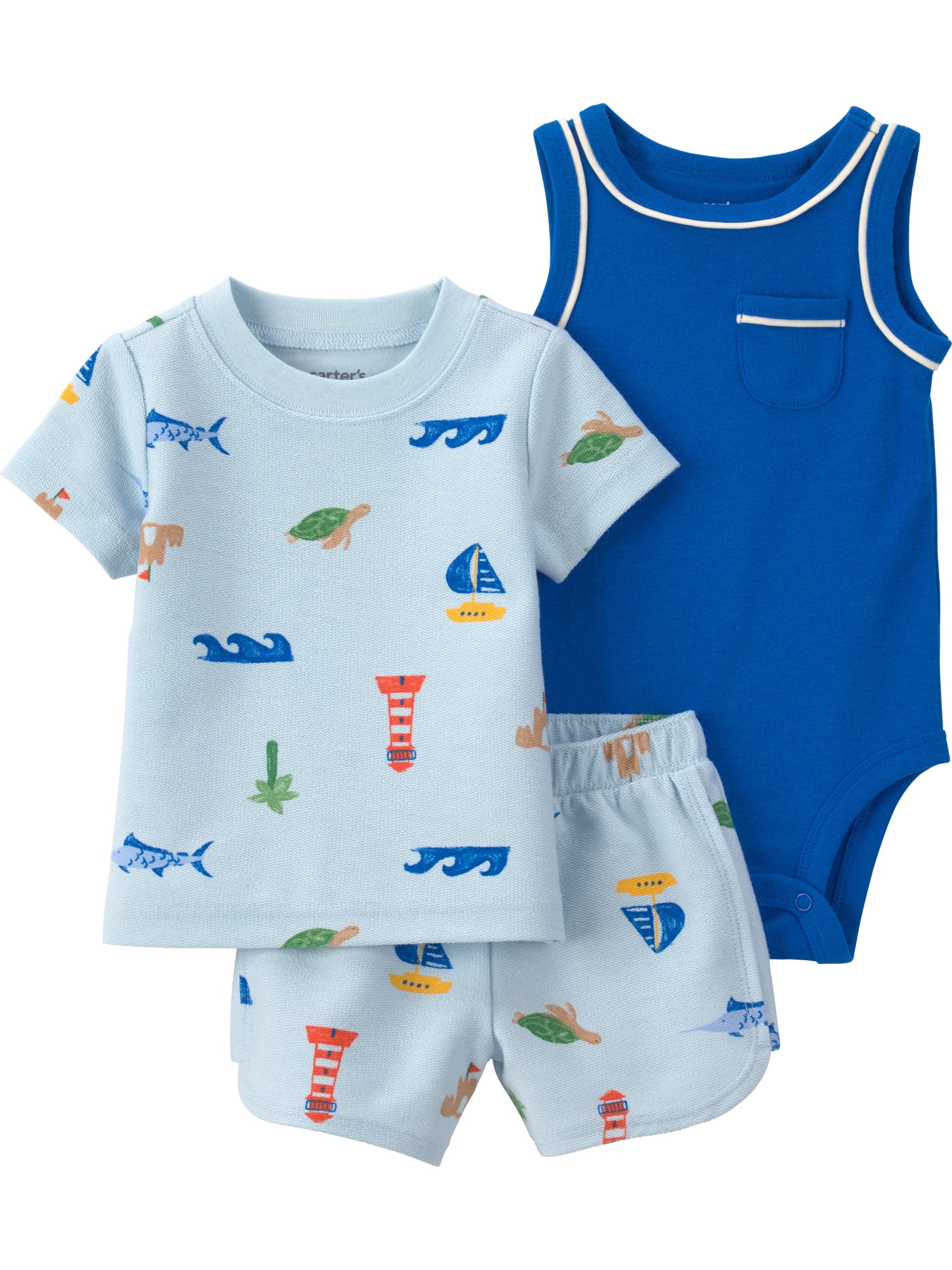 Carter's Child of Mine Baby Boy, 3-Piece, Sizes 0/3-24 Months