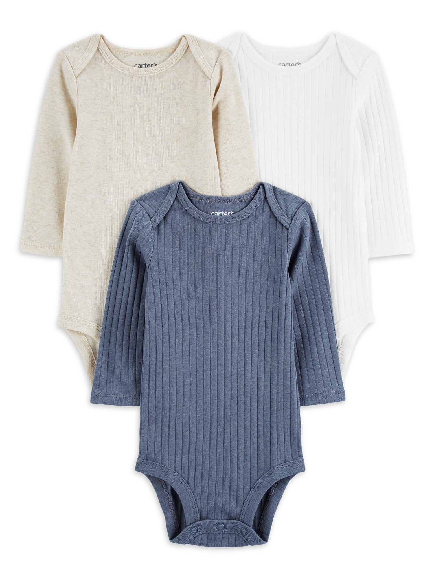 Gerber Baby Boy Gowns, 3Pack (0/6 Months)