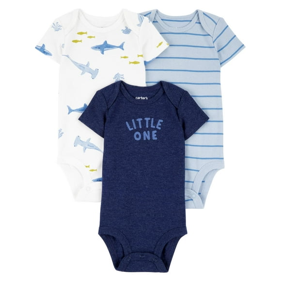 Carter's Child of Mine Baby Bodysuit, 3-Pack, Sizes Preemie-18 Months