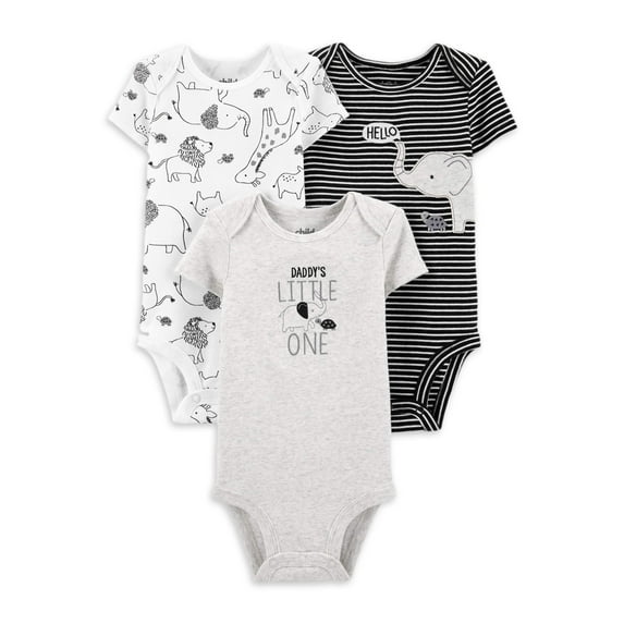 Carter's Child of Mine Baby Boy Bodysuits, 3 Pack, Preemie-24 Months