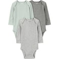 thumbnail image 1 of Carter's Child of Mine Baby Boy Bodysuits, 3-Pack, Sizes Preemie-18 Months, 1 of 9