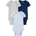 thumbnail image 1 of Carter's Child of Mine Baby Boy Bodysuits, 3-Pack, Sizes Preemie-18 Months, 1 of 9