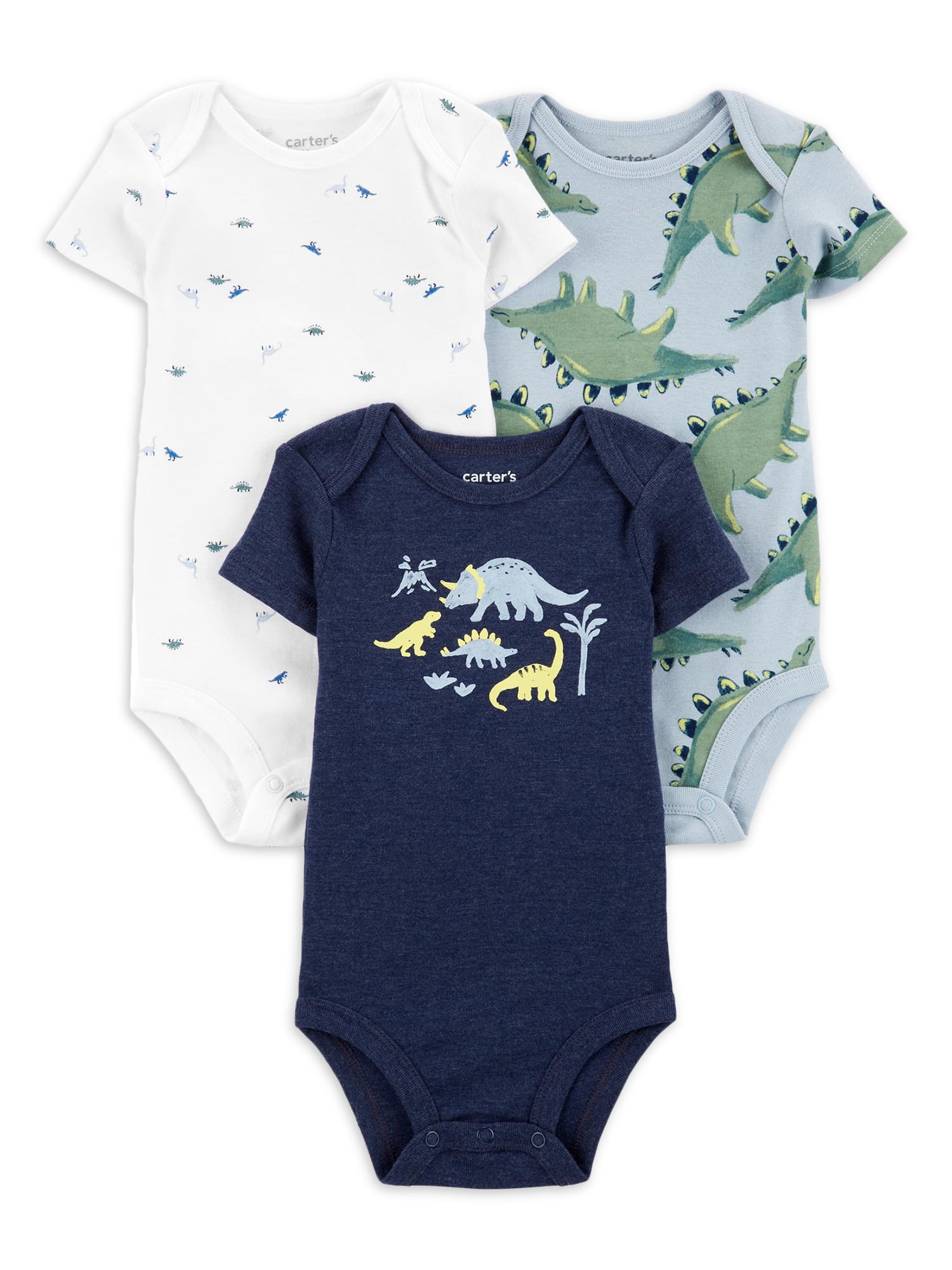 Carters Child of Mine Baby Boy Bodysuits, 3-Pack, Kuwait Ubuy