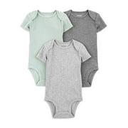 Carter's Child of Mine Baby Boy Bodysuits, 3-Pack, Sizes Preemie-18 Months