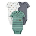 thumbnail image 1 of Carter's Child of Mine Baby Boy Bodysuits, 3-Pack, Sizes Preemie-24 Months, 1 of 6