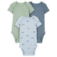thumbnail image 1 of Carter's Child of Mine Baby Boy Bodysuits, 3-Piece, Sizes Preemie-18 Months, 1 of 6
