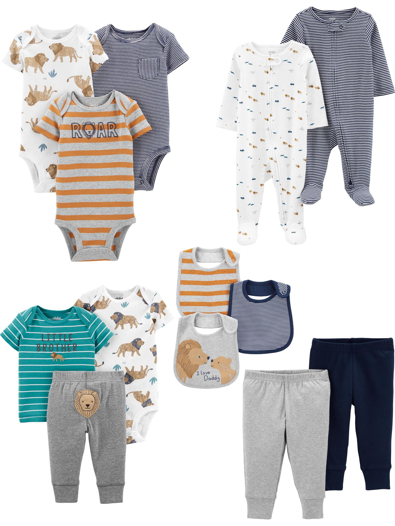 Carters Baby Boy 13-Piece Clothing Set, Preemie-9M Togo Ubuy