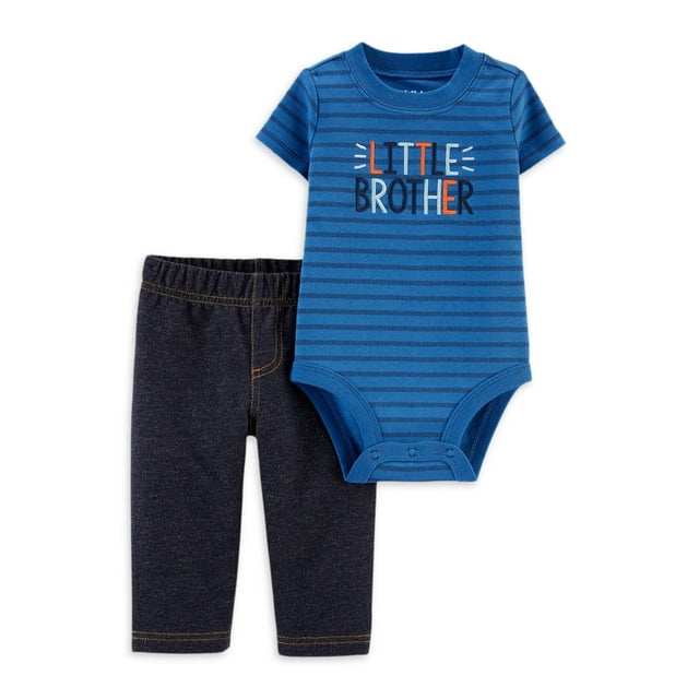 Carter's Child of Mine Baby Boy Brother Bodysuit and Pants