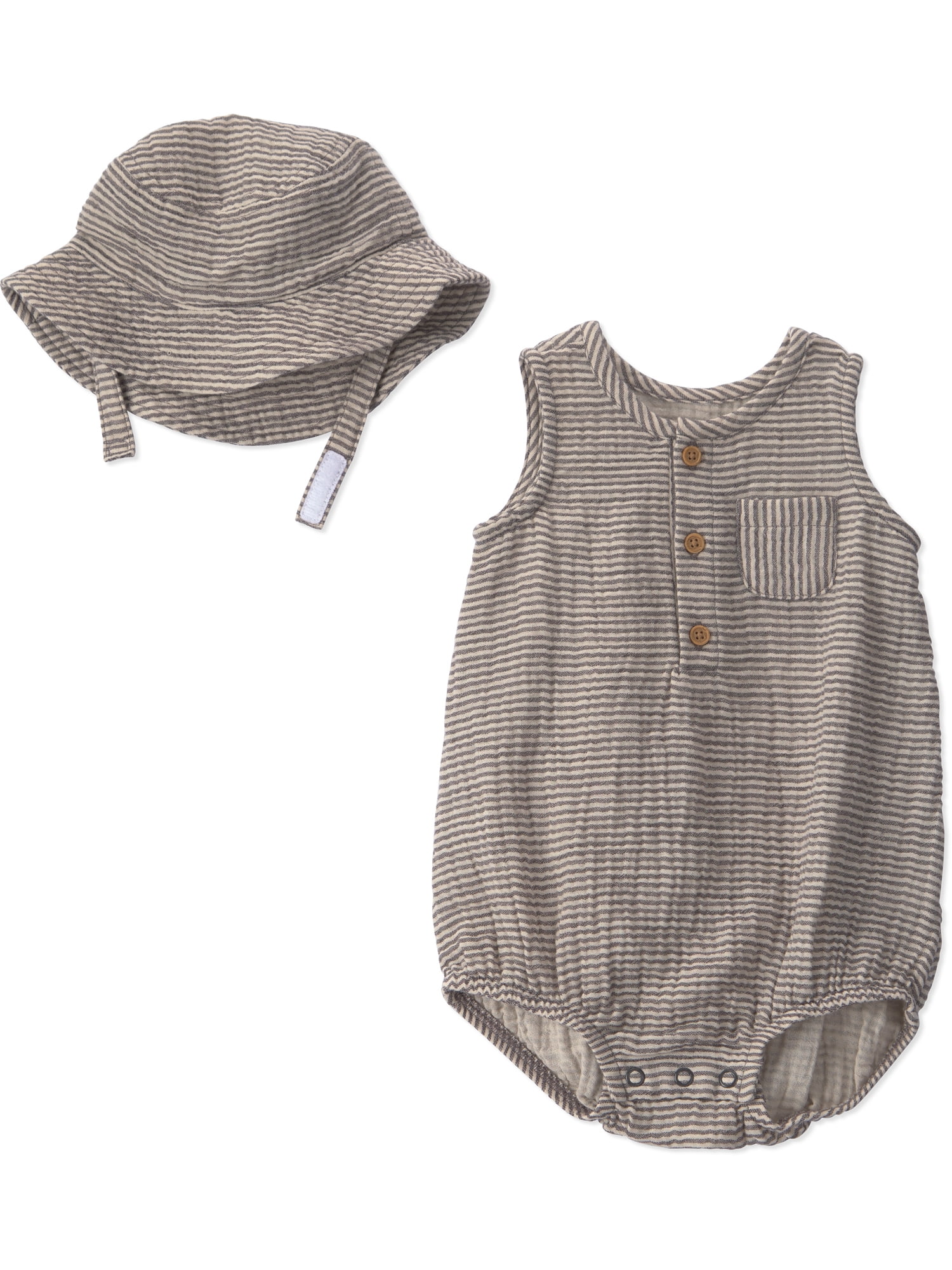 Carter's Child of Mine Baby Boy Bubble Bodysuit and Hat, 2-Piece, Sizes 0/3-24 Months