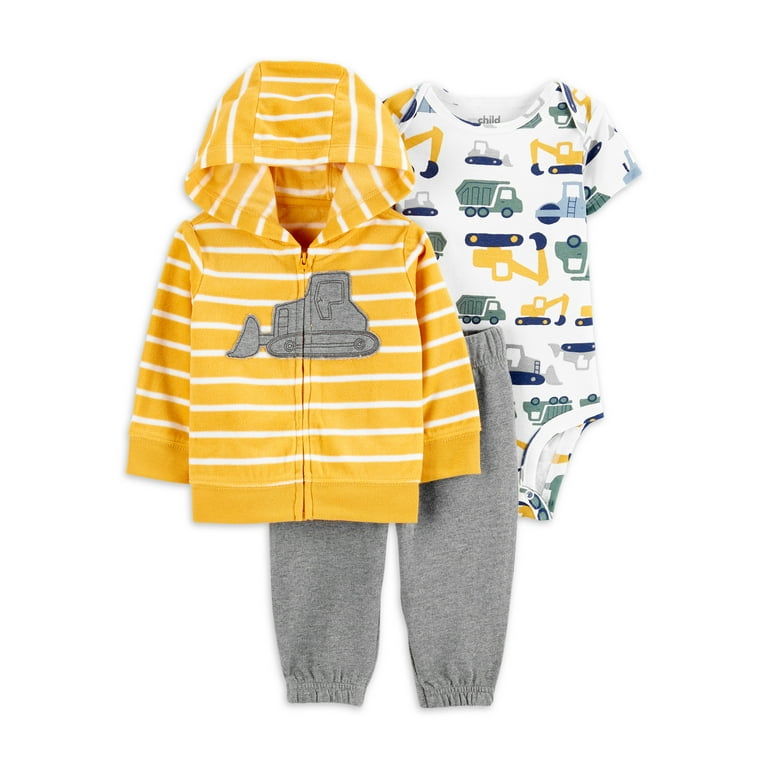 Carter's Child of Mine Baby Boy Cardigan Outfit Set, Sizes Preemie