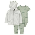 thumbnail image 1 of Carter's Child of Mine Baby Boy Cardigan Outfit Set, 3-Piece, Sizes 0/3-24 Months, 1 of 9