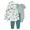 thumbnail image 1 of Carter's Child of Mine Baby Boy Cardigan Outfit Set, 3-Piece Sizes,Newborn-24 Months, 1 of 8