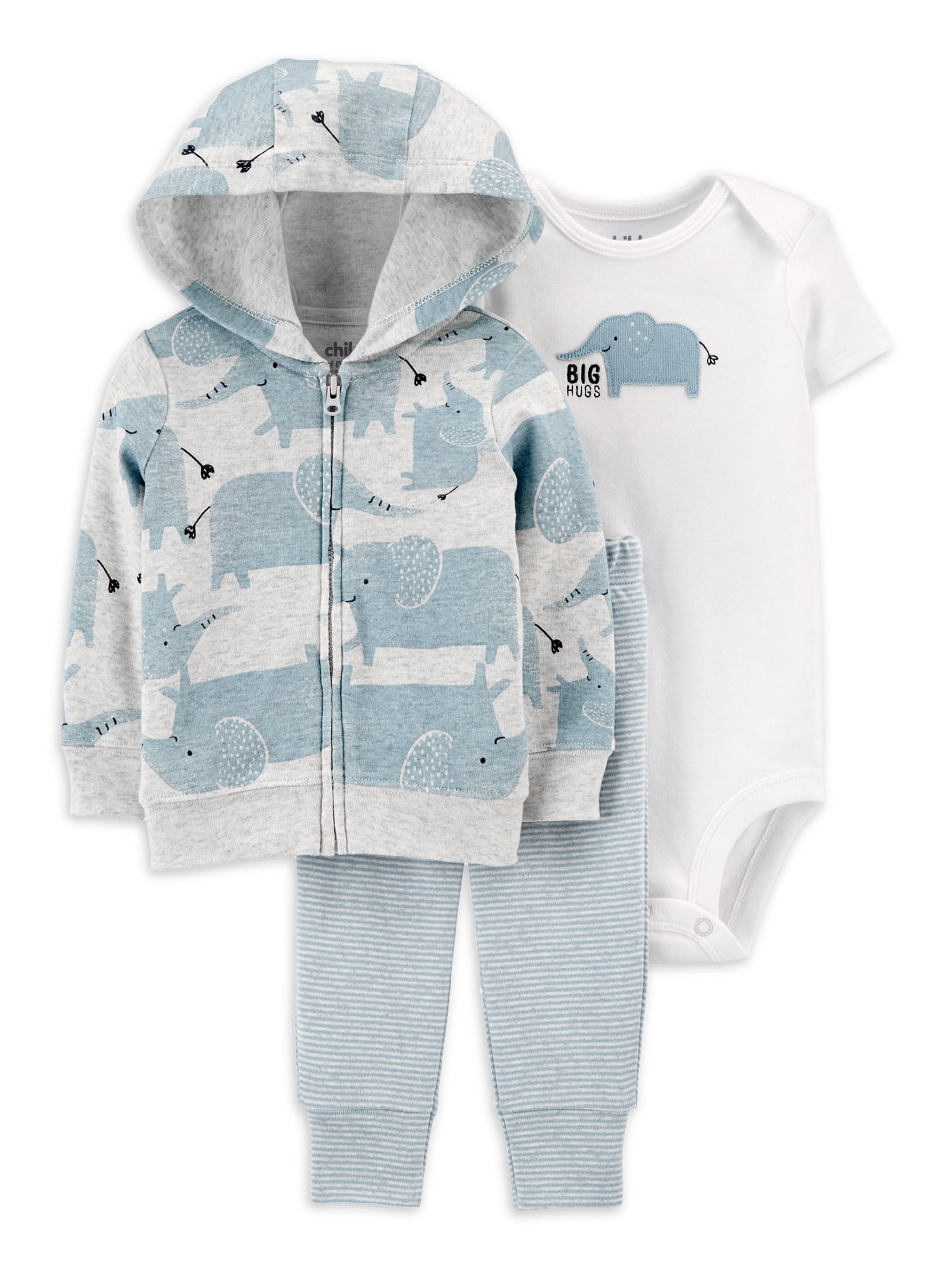 Carter's Child of Mine Baby Boy Cardigan Outfit Set, 3-Piece, Sizes Preemie-24 Months