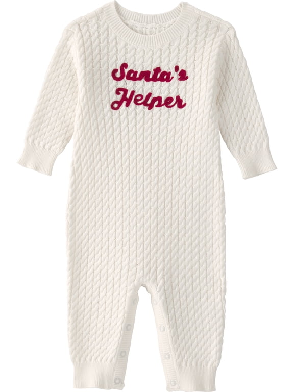 Baby Boy Christmas Jumpsuit, One-Piece, Sizes 0/3 - 24 Months