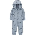 thumbnail image 1 of Carter's Child of Mine Baby Boy Hooded Jumpsuit, One-Piece, Sizes 0/3-24 Months, 1 of 5