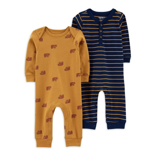 Carter's Child of Mine Baby Boy Jumpsuit, 2Pack, OnePiece, Sizes