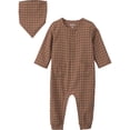 thumbnail image 1 of Carter's Child of Mine Baby Boy Jumpsuit and Bandana, 2-Piece, Sizes 0/3-24 Months, 1 of 5