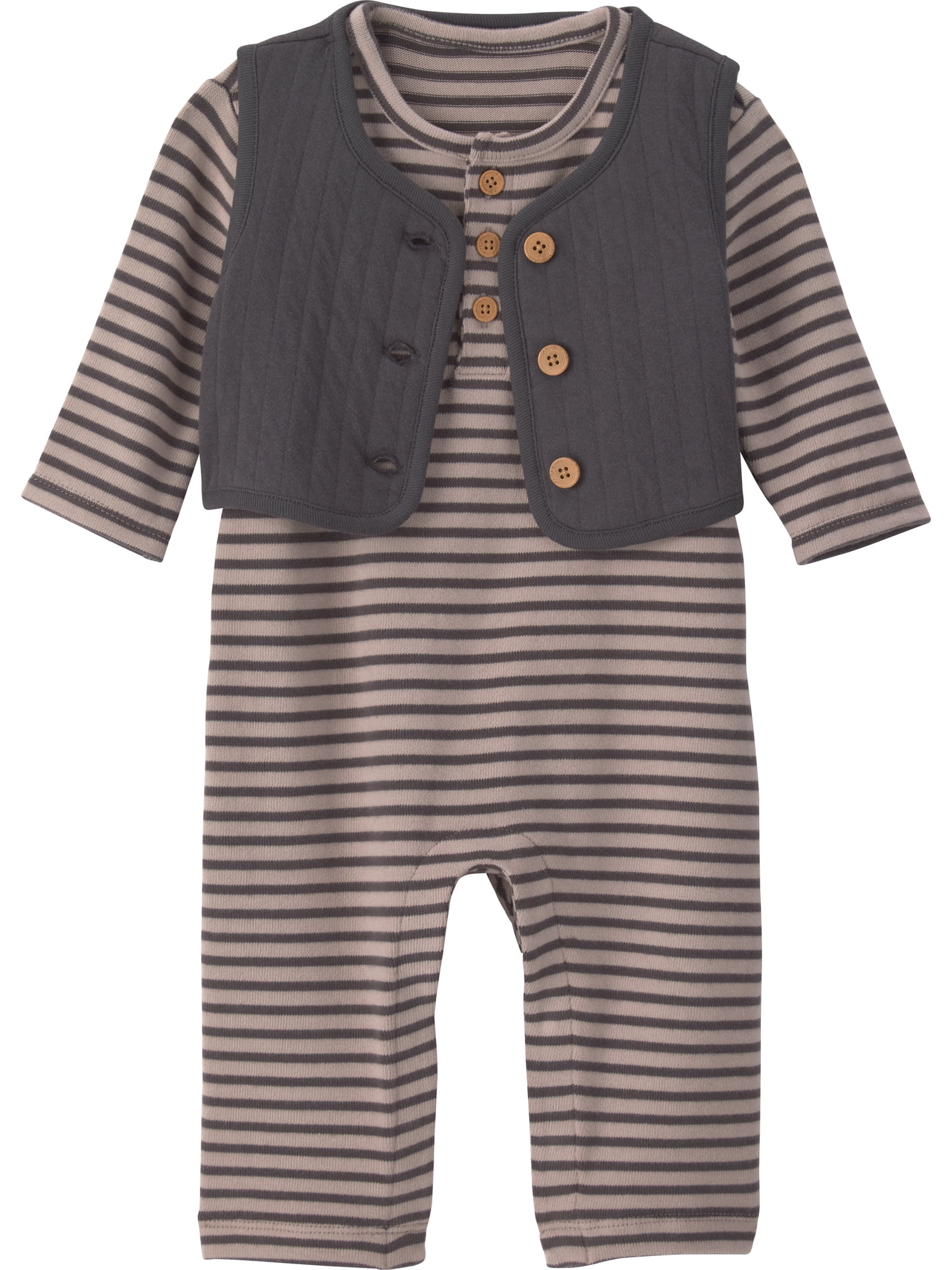 Carter's Child of Mine Baby Boy Jumpsuit and Vest Set, 2-Piece, Sizes 0/3-24 Months
