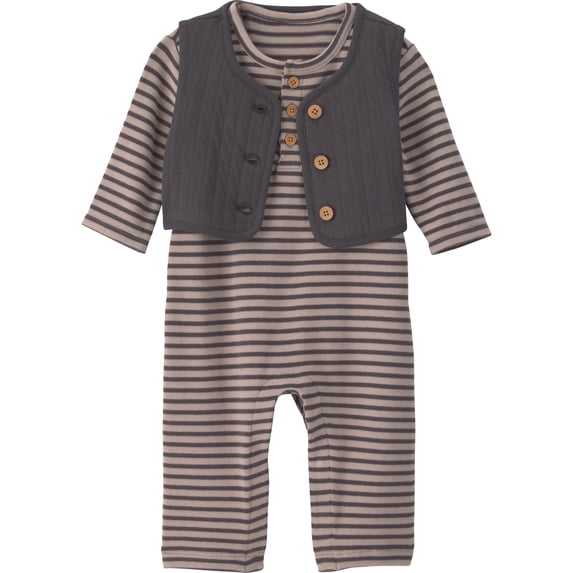 Carter's Child of Mine Baby Boy Jumpsuit and Vest Set, 2-Piece, Sizes 0/3-24 Months