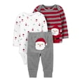 thumbnail image 1 of Carter's Child of Mine Baby Boy Long Sleeve Top, Bodysuit and Pants Outfit Set, 3-Piece, 1 of 3