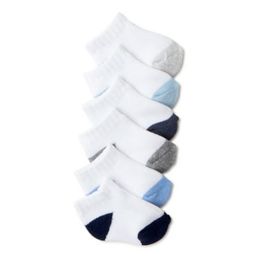 Carter's Child of Mine Baby Boy Low-Cut Terry Socks, 6 Pack, Sizes 0-12 Months