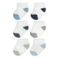 thumbnail image 1 of Carter's Child of Mine Baby Boys' Low-Cut Terry Socks, 6 Pack, 1 of 2