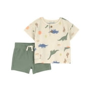 Baby Boy Outfit Set, 2-Piece Sizes 0/3-12 Months