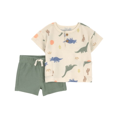 Baby Boy Outfit Set, 2-Piece Sizes 0/3-12 Months