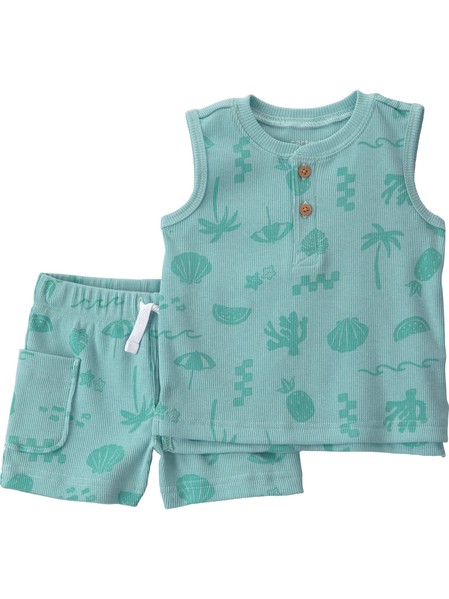 Carter's Child of Mine Baby Boy Outfit Set, 2-Piece, Sizes 0/3-24 Months