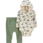 Carter's Child of Mine Baby Boy Hooded Outfit Set, 2-Piece, Sizes 0/3-24 Months