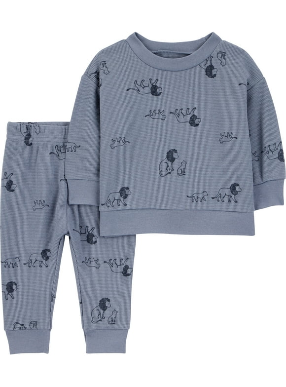 Baby Boy Outfit Set, 2-Piece, Sizes 0/3-24 Months