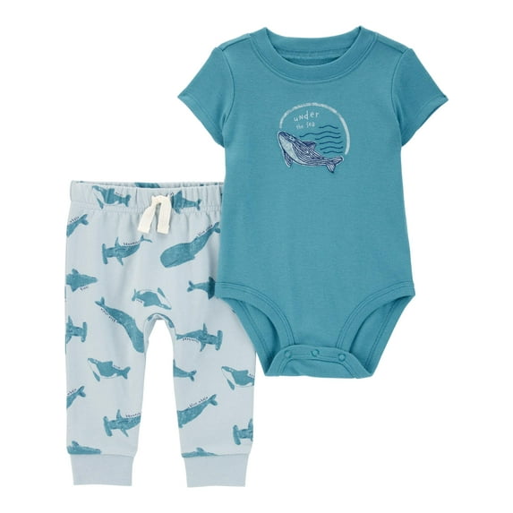 Carter's Child of Mine Baby Boy Outfit Set, 2-Piece, Sizes 0/3-24 Months