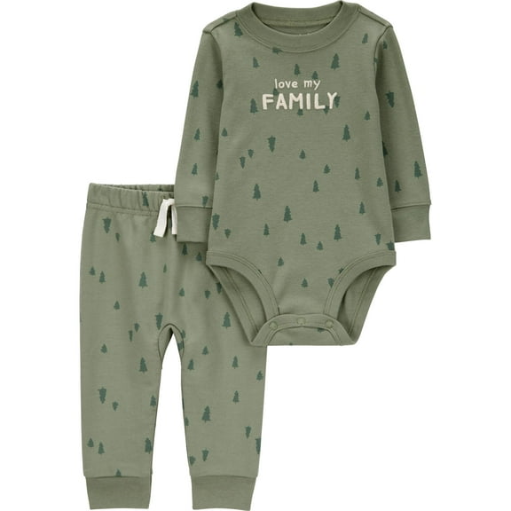 Carter's Child of Mine Baby Boy Outfit Set, 2-Piece, Sizes 0/3-24 Months