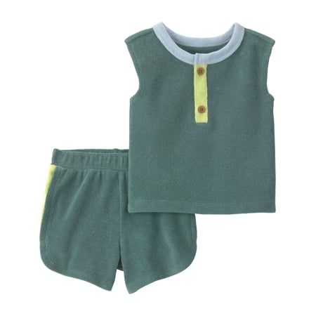 Carter's Child of Mine Baby Boy Outfit Set, 2-Piece, Sizes 0/3-24 Months