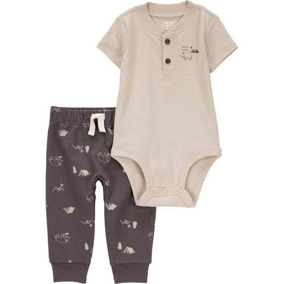 Carter's Child of Mine Baby Boy Outfit Set, 2-Piece, Sizes 0/3-24 Months