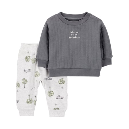 Carter's Child of Mine Baby Boy Outfit Set, 2-Piece, Sizes 0/3-24 Months