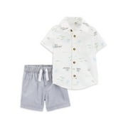 Carter's Child of Mine Baby Boy Outfit Set, 2-Piece, Sizes 0/3-24 Months