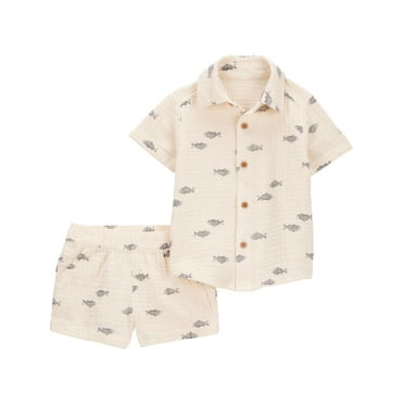 Carter's Child of Mine Baby Boy Outfit Set, 2-Piece, Sizes 0/3-24 Months