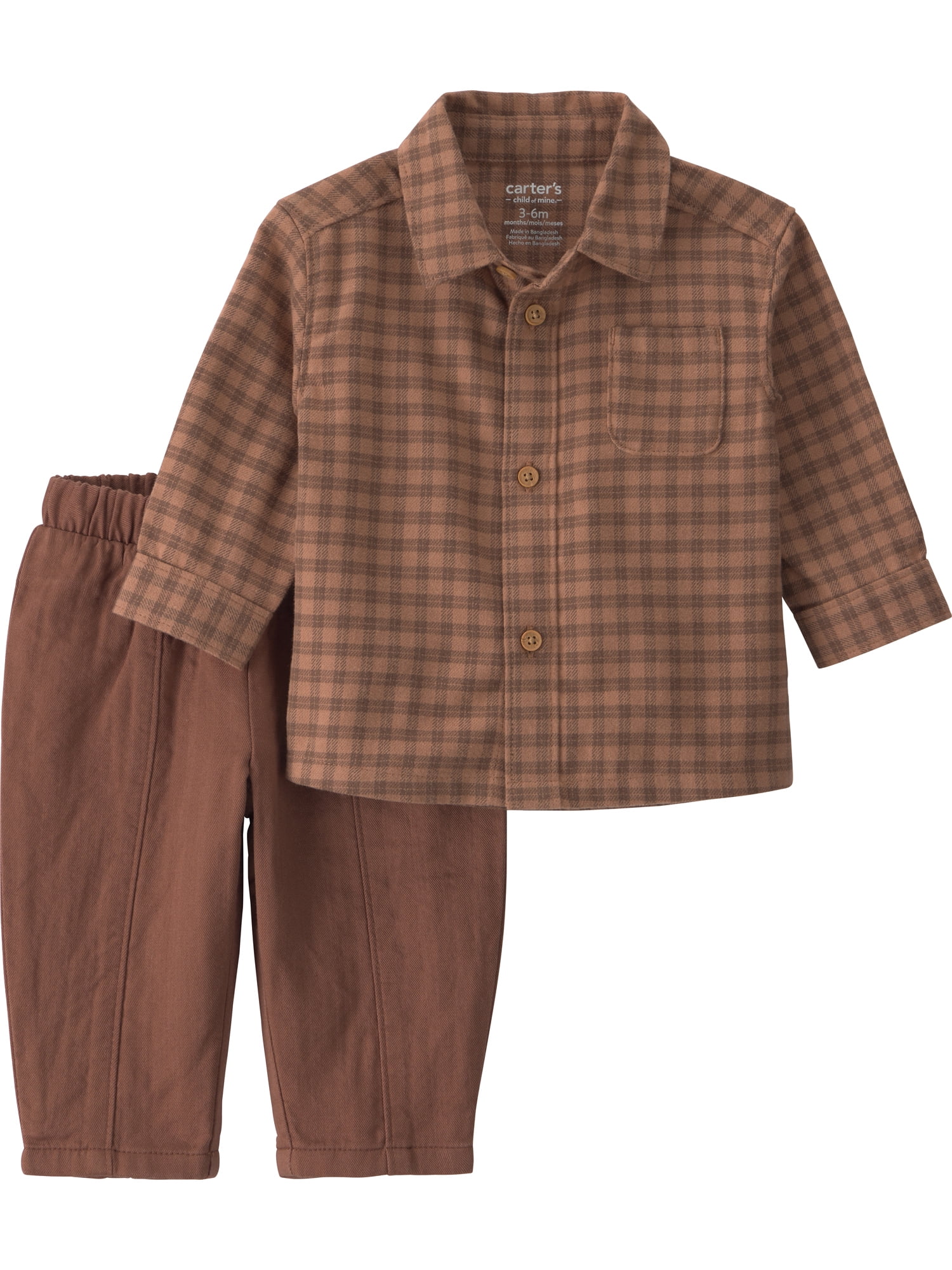 Carter's Child of Mine Baby Boy Outfit Set, 2-Piece, Sizes 0/3-24 Months