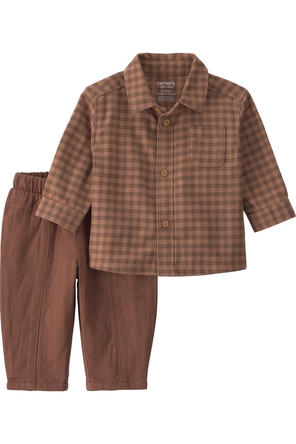 Baby Boy Outfit Set, 2-Piece, Sizes 0/3-24 Months