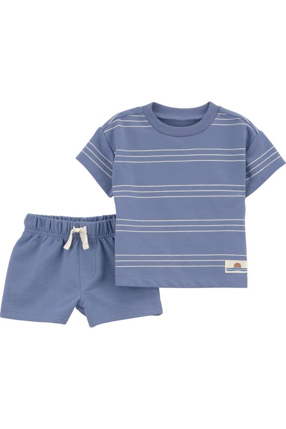Baby Boy Outfit Set, 2-Piece, Sizes 0/3-24 Months