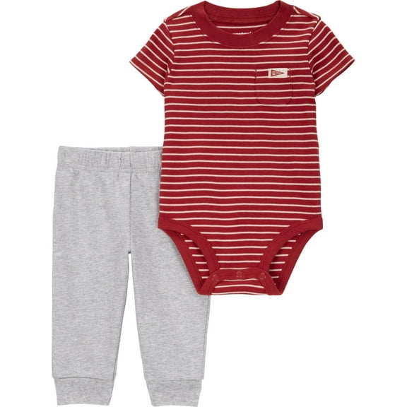 Carter's Child of Mine Baby Boy Outfit Set, 2-Piece, Sizes 0/3-24 Months
