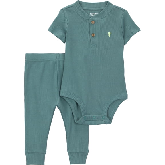 Carter's Child of Mine Baby Boy Outfit Set, 2-Piece, Sizes 0/3-24 Months