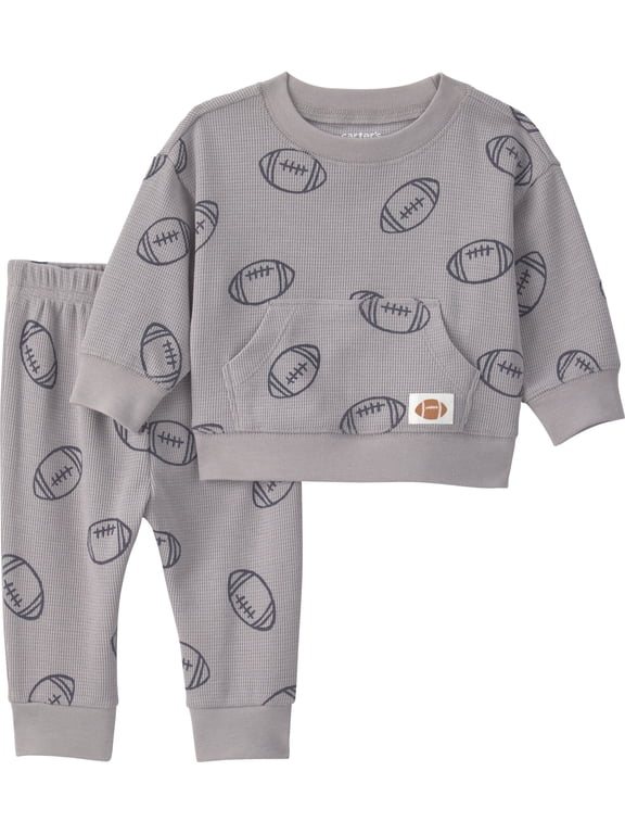 Baby Boy Outfit Set, 2-Piece, Sizes 0/3-24 Months